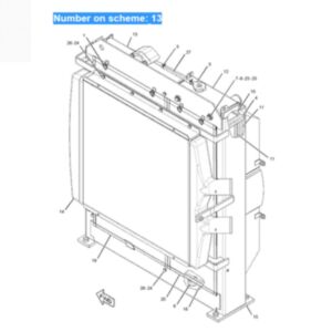 BUY For Caterpillar Excavator CAT 315D L 319D L 319D LN Engine C4.2 Hydraulic Oil Cooler 281-3525 for sale