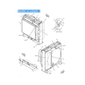 BUY For Caterpillar Excavator CAT 324D 325D 329D M325D MH Water Tank Radiator Core ASS'Y 245-9207  for sale