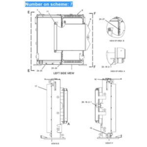 BUY For Caterpillar Excavator CAT 330D 330D L 330D N Engine C9 Hydraulic Oil Cooler ASS'Y 245-9360 for sale
