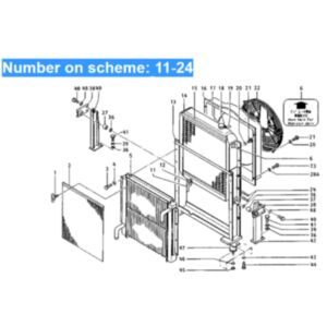 BUY For Caterpillar Excavator CAT E120 E140 Hydraulic Oil Cooler 096-7689 1R-7857 for sale