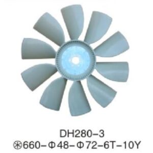 BUY For Doosan Daewoo Excavator DH280-3 Fan Blade for sale