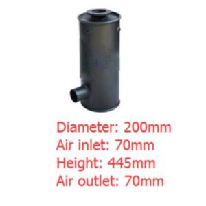 BUY For Doosan Daewoo Excavator DH55-5 S55-V PLUS Muffler 203-00045A 203-00045B K1010536 for sale