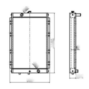 BUY For Doosan Excavator DH220-9 DH220-9E DH225-9 Water Tank Radiator ASS'Y  for sale