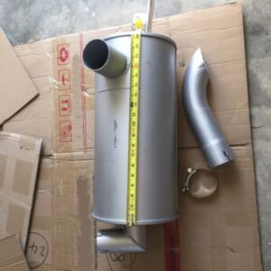 BUY For Hitachi Excavator EX120-2 EX120-3 Engine 4BG1 Muffler Silencer 4255658 for sale