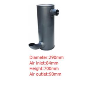 BUY For Hitachi Excavator EX200-5 Engine 6BG1 Muffler Silencer 4332247 for sale