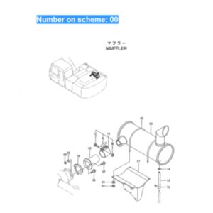 BUY For Hitachi Excavator EX220-5 Muffler Silencer 4355510 for sale