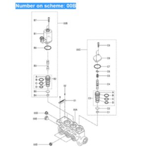 BUY For Hitachi Excavator ZX200-5G ZX280-5G ZX330-5G ZX470-5G ZX870-5G Solenoid Valve 9314145 for sale