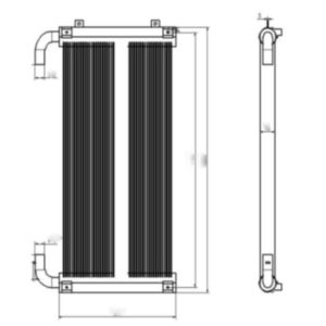 BUY For Hitachi Excavator ZX350-5 Hydraulic Oil Cooler for sale