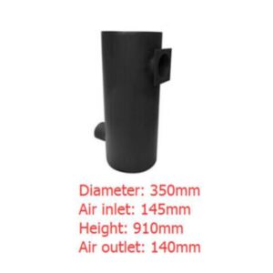 BUY For Hitachi Excavator ZX450 Engine 6WG1 Muffler Silencer 4653851 4472814 4450955 for sale