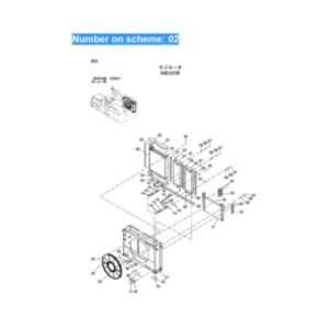 BUY For Hitachi Excavator ZX650LC-3 ZX670LC-5G ZX670LCH-3 ZX670LCH-5G ZX670LCR-3 ZX670LCR-5G Water Tank Radiator Core ASS'Y 4654973 for sale