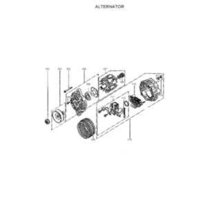 BUY For Hyundai R160LC-7 R160LC-9S R170W-7 R170W-9S R180LC-7 R180LC-9S R180W-9S R95W-3 Alternator 34368-02300 for sale