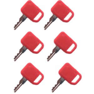 BUY For John Deere 323D 320E 325 323E 326D 328D 329D 332 333D 240 260 280 313 315 317 Set of 6 Ignition Keys T209428 for sale