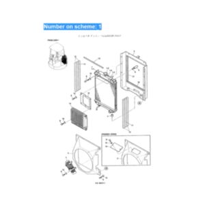 BUY For Kobelco Excavator 35SR-2 30SR-2 Water Tank Radiator Core ASS'Y PM05P00010F1 PM05P00010S001 for sale
