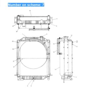 BUY For Kobelco Excavator SK100-3 Hydraulic Oil Cooler 2452U413S7 for sale