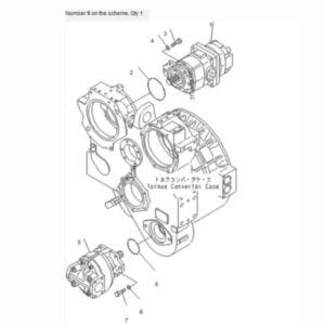 BUY For Komatsu Bulldozer D155A-6 Scavenging Pump 705-22-42090 705-22-43070 for sale