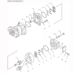 BUY For Komatsu Bulldozer D155AX-3 Hydraulic Pump 705-51-30360 for sale