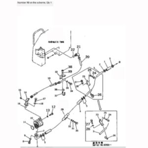 BUY For Komatsu Bulldozer D20A-6 D20P-6 D20P-6A D20P-7A Work Equipment Pump 705-61-28010 for sale