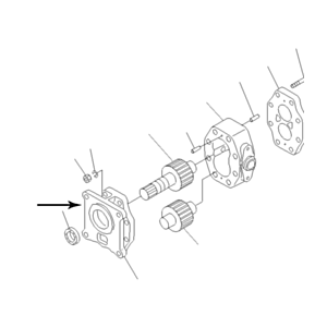 BUY For Komatsu Pipelayer D355C-3 Mission Pump Ass'y 07434-72201 07434-72202 for sale