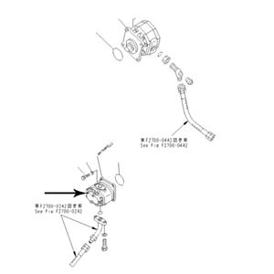 BUY For Komatsu Pipelayer D355C-3 Mission Pump Ass'y 07434-72902 for sale