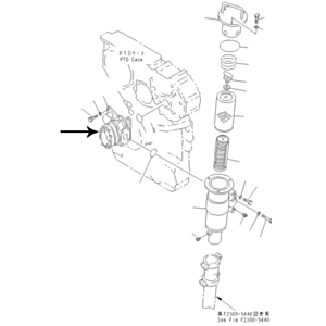 BUY For Komatsu Bulldozer D375A Hydraulic Power Link Pump 704-71-44002 for sale