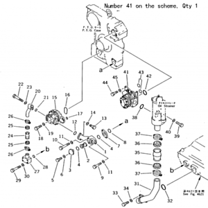 BUY For Komatsu Bulldozer D475A-2 Hydraulic Pump 704-71-44011 704-71-44012 for sale