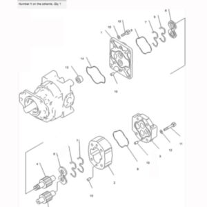 BUY For Komatsu Bulldozer D475A-2 D475A-2 Hydraulic Gear Pump 705-52-42170 705-52-42110 for sale