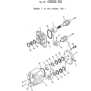BUY For Komatsu Bulldozer D50A-17 D50P-17 D50PL-17 D53S-16 Hydraulic Pump 704-12-38100 for sale