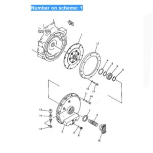 BUY For Komatsu Bulldozer D60P-12 D65E-12 D65EX-12 D65P-12 D65PX-12 D70LE-12 Disk ASS'Y 14X-12-11100 14X-12-11102 for sale