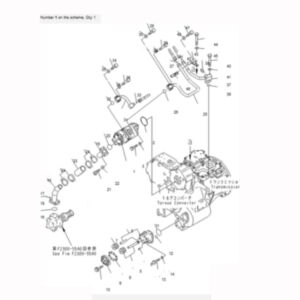 BUY For Komatsu Bulldozer D63E-12 D65EX-15 D65EX-15E0 D65WX-15 Gear Pump 705-51-20830 for sale