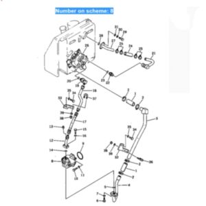 BUY For Komatsu Crawler Loader D41Q-3 D41S-3 Hydraulic Pump 705-12-34010 705-12-34060 for sale
