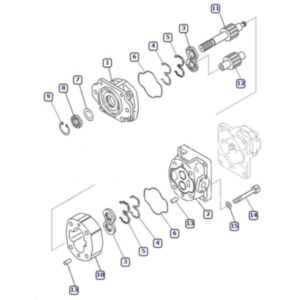 BUY For Komatsu Dump Truck HD325-7 HD325-7R HD405-7 HD405-7R Hydraulic Pump 705-52-31250 for sale