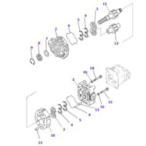 BUY For Komatsu Dump Truck HD785-7 Hydraulic Pump 705-52-42220 for sale