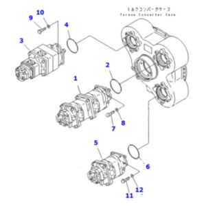BUY For Komatsu Dump Truck HM400-1 Hydraulic Gear Pump 705-56-33040 for sale
