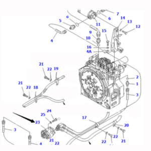 BUY For Komatsu Dump Truck PW128UU-1 Hdraulic Pump 705-41-01540 for sale