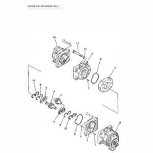 BUY For Komatsu Excavator PC120-2 PC120-1 Hydraulic Pump 705-56-34000 for sale