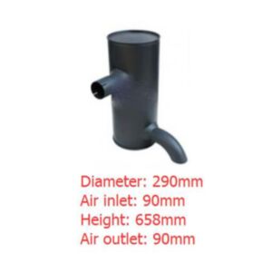 BUY For Komatsu Excavator PC200-6 PC200LC-6 PC210LC-6 Engine 6D102 Muffler 6735-11-5530 for sale
