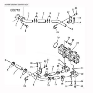 BUY For Komatsu Excavator PC60-3 PC60U-3 Hydraulic Pump 705-56-24080 for sale