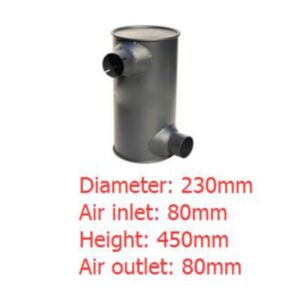 BUY For Komatsu Excavator PC60-7 PC75US-3 PC75UD-3 PC75UU-3 Engine 4D102 Upper Exhaust Type Muffler Silencer  6731-11-5511 for sale