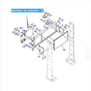 BUY For Komatsu Excavator PC600-8 PC800-8 PC850-8 Hydraulic Oil Cooler 209-03-41130 for sale
