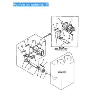BUY For Komatsu Excavator PW60-1 Hydraulic Pump 705-52-20010 for sale