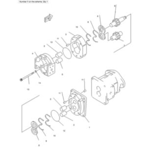 BUY For Komatsu Grader GD705A-4A GD705A-4 GD705A-3A GD705A-3 Hydraulic Pump 705-52-20090 705-52-20160 for sale