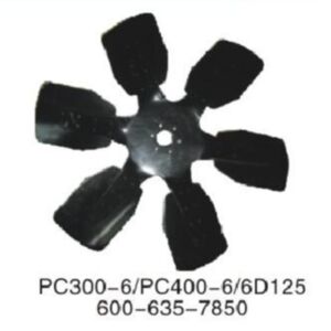 BUY For Komatsu PC300-6 PC400-6 PC400-7 PC450-6 Excavator SAA6D125E SAA6D108E SA6D125E Engine Cooling Fan 600-635-7850 for sale