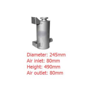 BUY For Komatsu PF5-1 PF5LC-1 PF5LC-1 BP500-3 PW210-1 Engine S6D105 Muffler Silencer 6137-11-5550 for sale