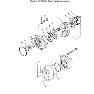 BUY For Komatsu Wheel Loader 510-1 Hydraulic Pump 705-11-33100 for sale