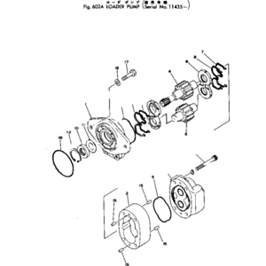 BUY For Komatsu Wheel Loader 530-1 530B-1 Loader Pump 705-11-34100 for sale