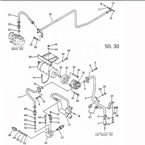 BUY For Komatsu  SK04-1 LW160-1 Hydraulic Pump 705-11-21010 for sale