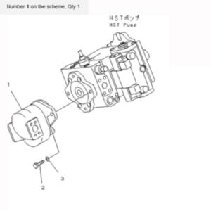 BUY For Komatsu Wheel Loader WA100M-3 WA80-3 WA120-3CS Hydraulic Pump 705-12-31010 for sale
