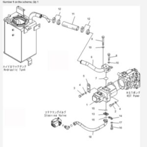 BUY For Komatsu Wheel Loader WA150-5 WA150PZ-5 Hydraulic Pump 705-56-34690 for sale