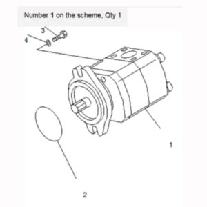 BUY For Komatsu Wheel Loader WA380-7 WA470-7 WA380-5 Hydraulic Pump 705-40-01020 for sale