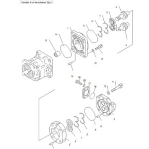 BUY For Komatsu Wheel Loader WA400-3A-S WA400-3-X WA400-3-H WA420-3 Hydraulic Pump 705-52-30360 for sale